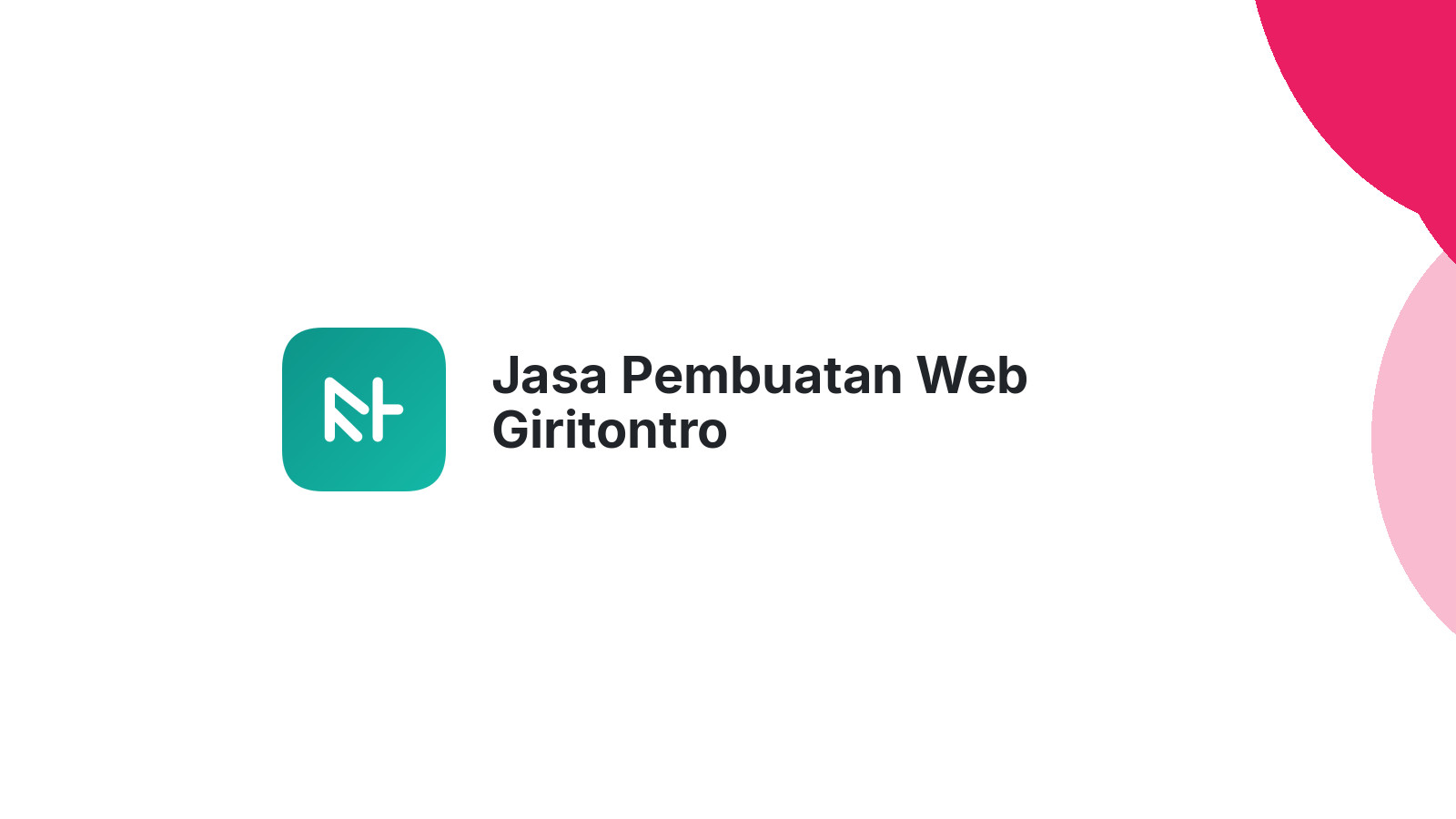 Jasa Pembuatan Web Giritontro