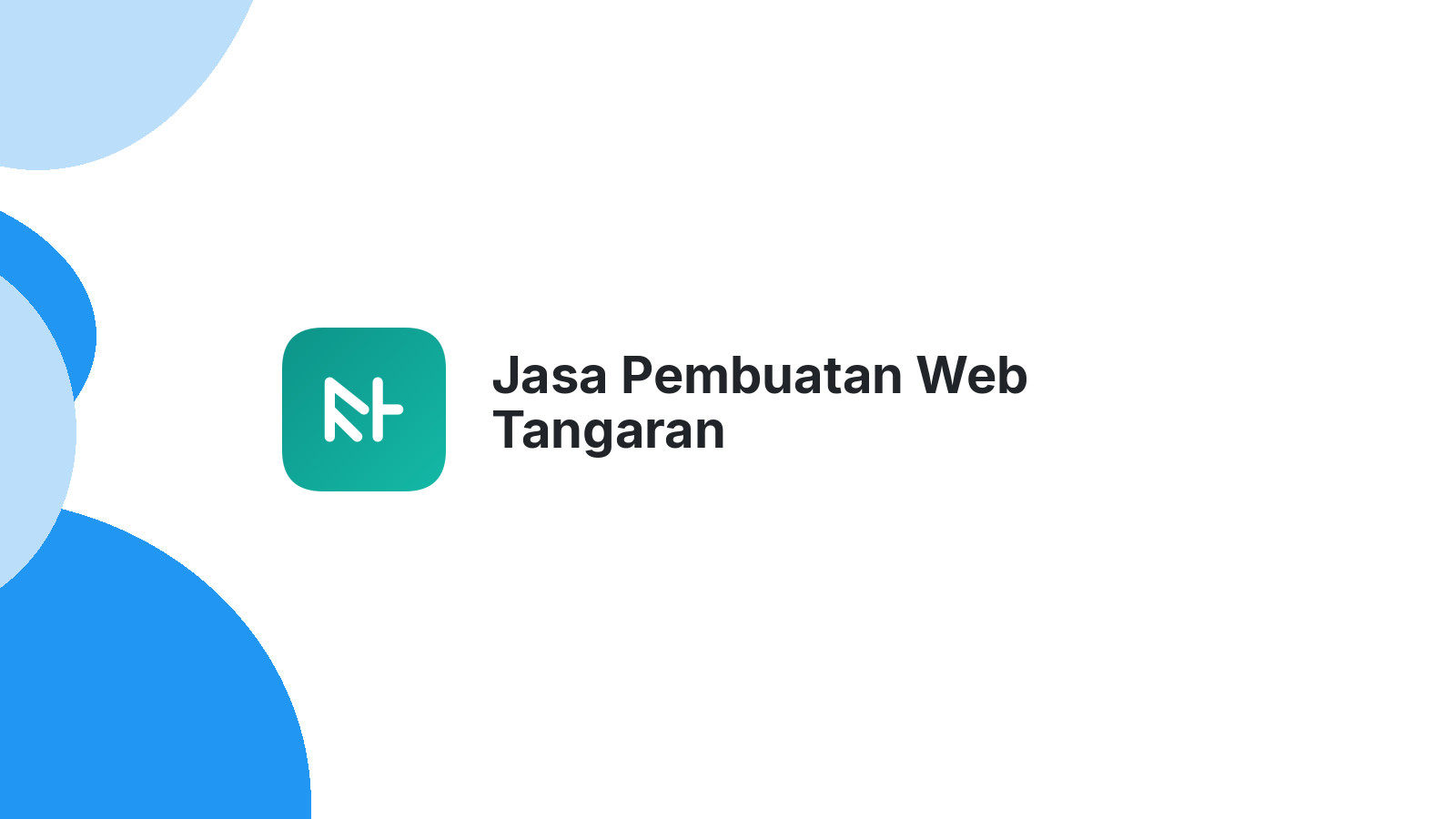 Jasa Pembuatan Web Tangaran