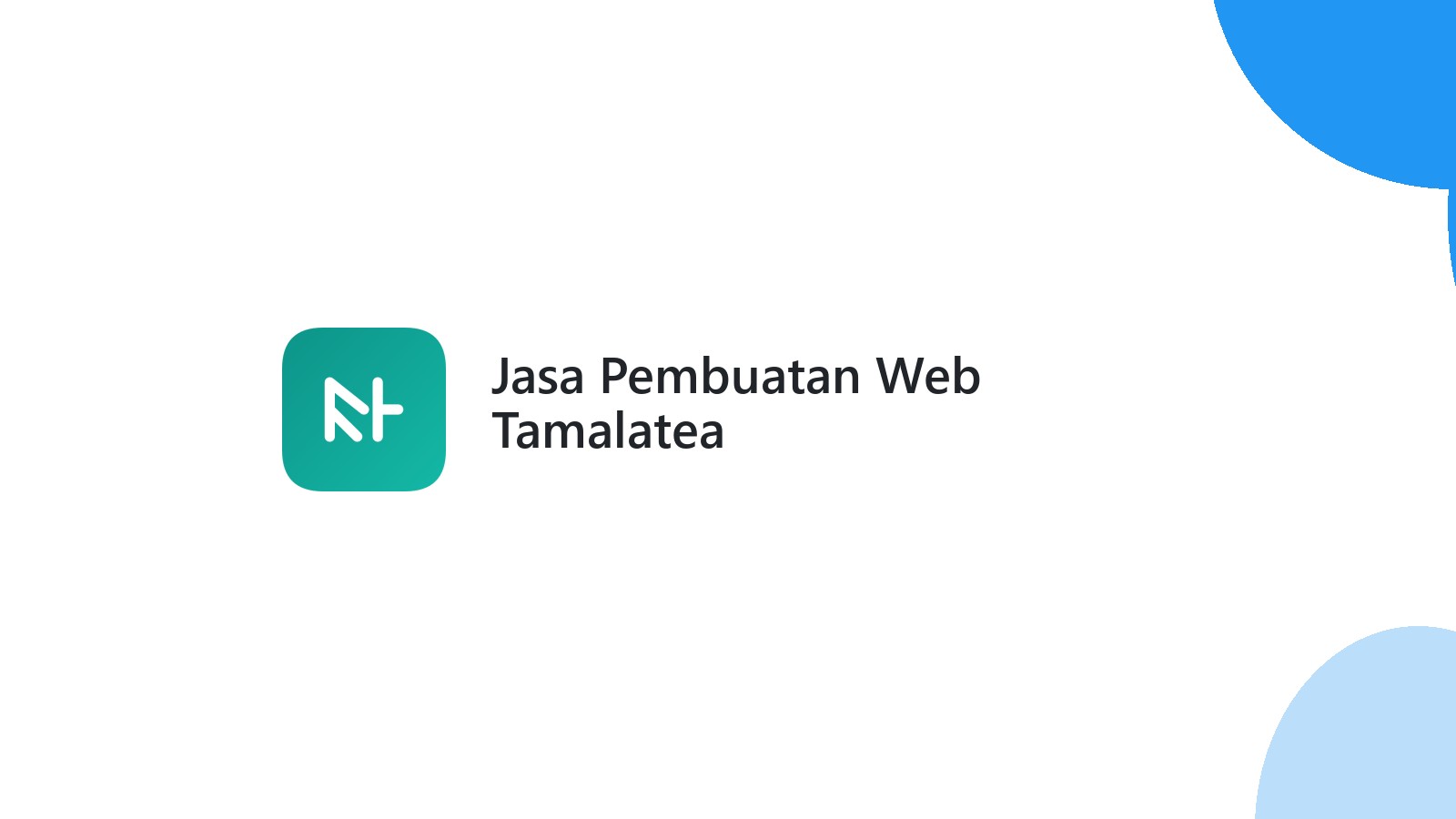 Jasa Pembuatan Web Tamalatea