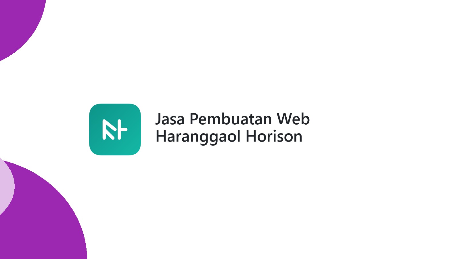 Jasa Pembuatan Web Haranggaol Horison