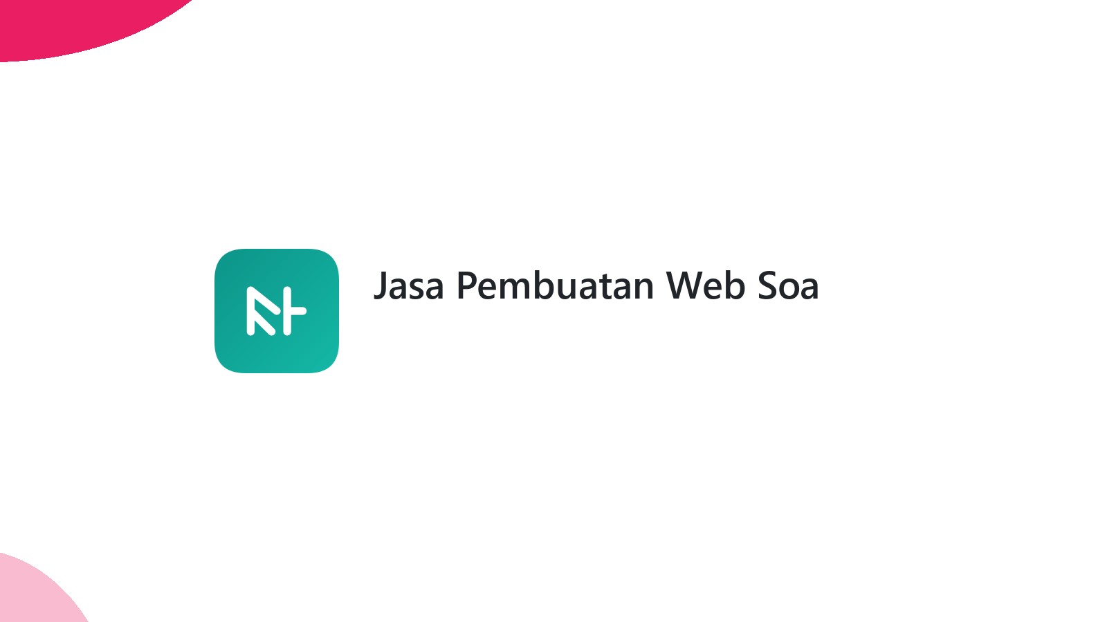 Jasa Pembuatan Web Soa
