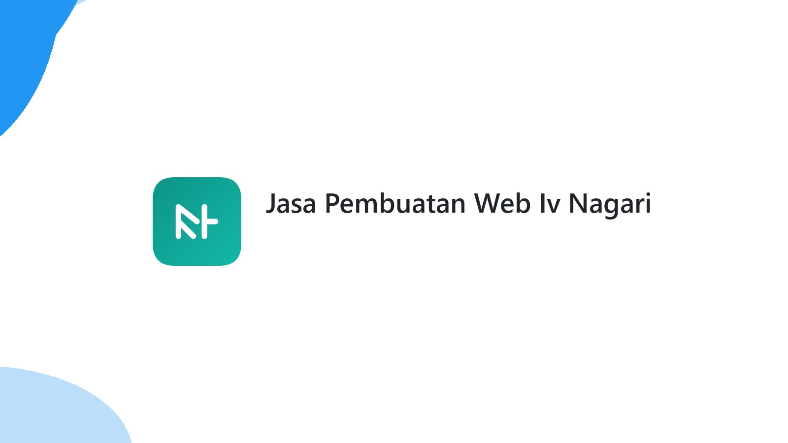Jasa Pembuatan Web Iv Nagari