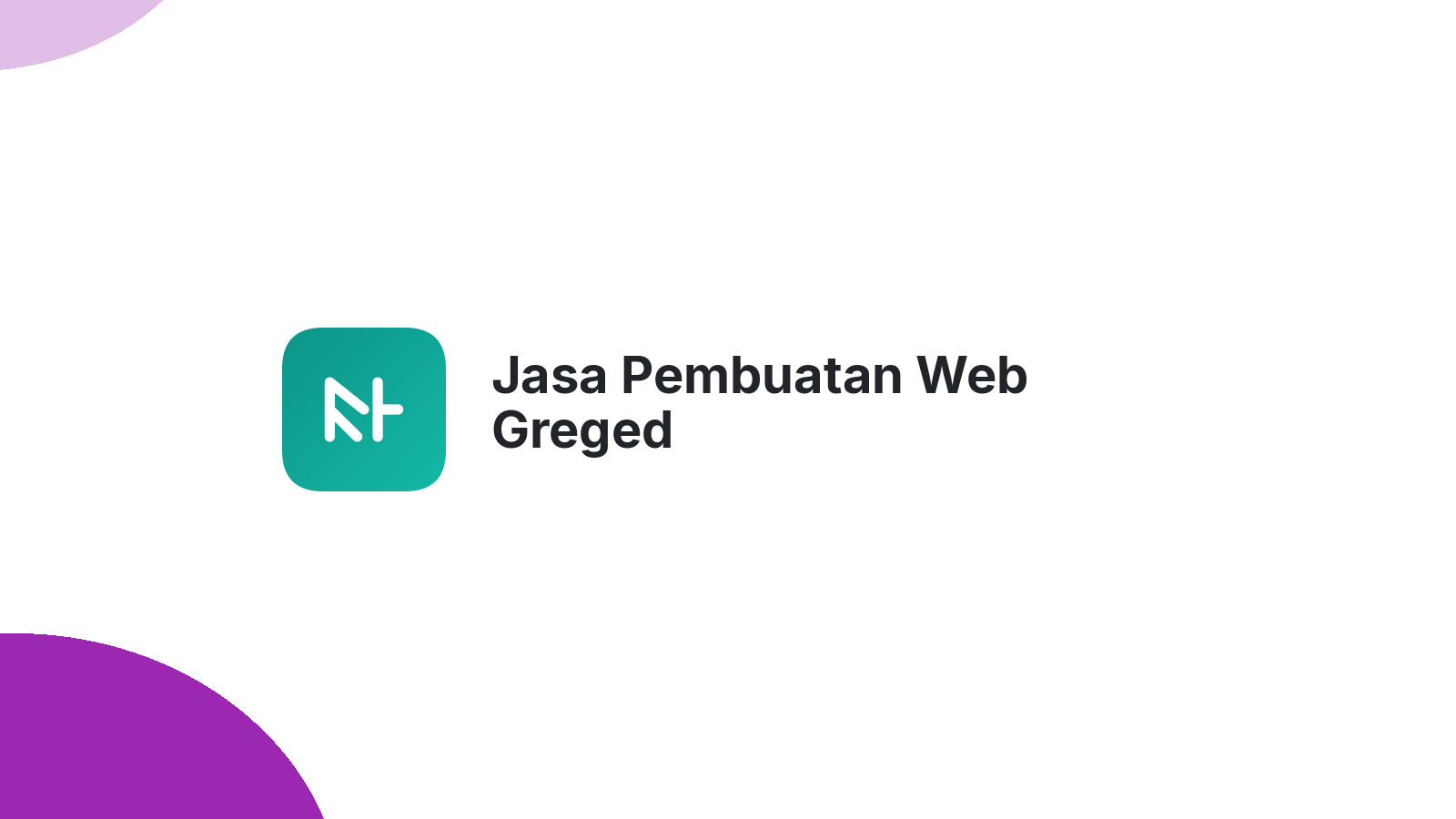 Jasa Pembuatan Web Greged