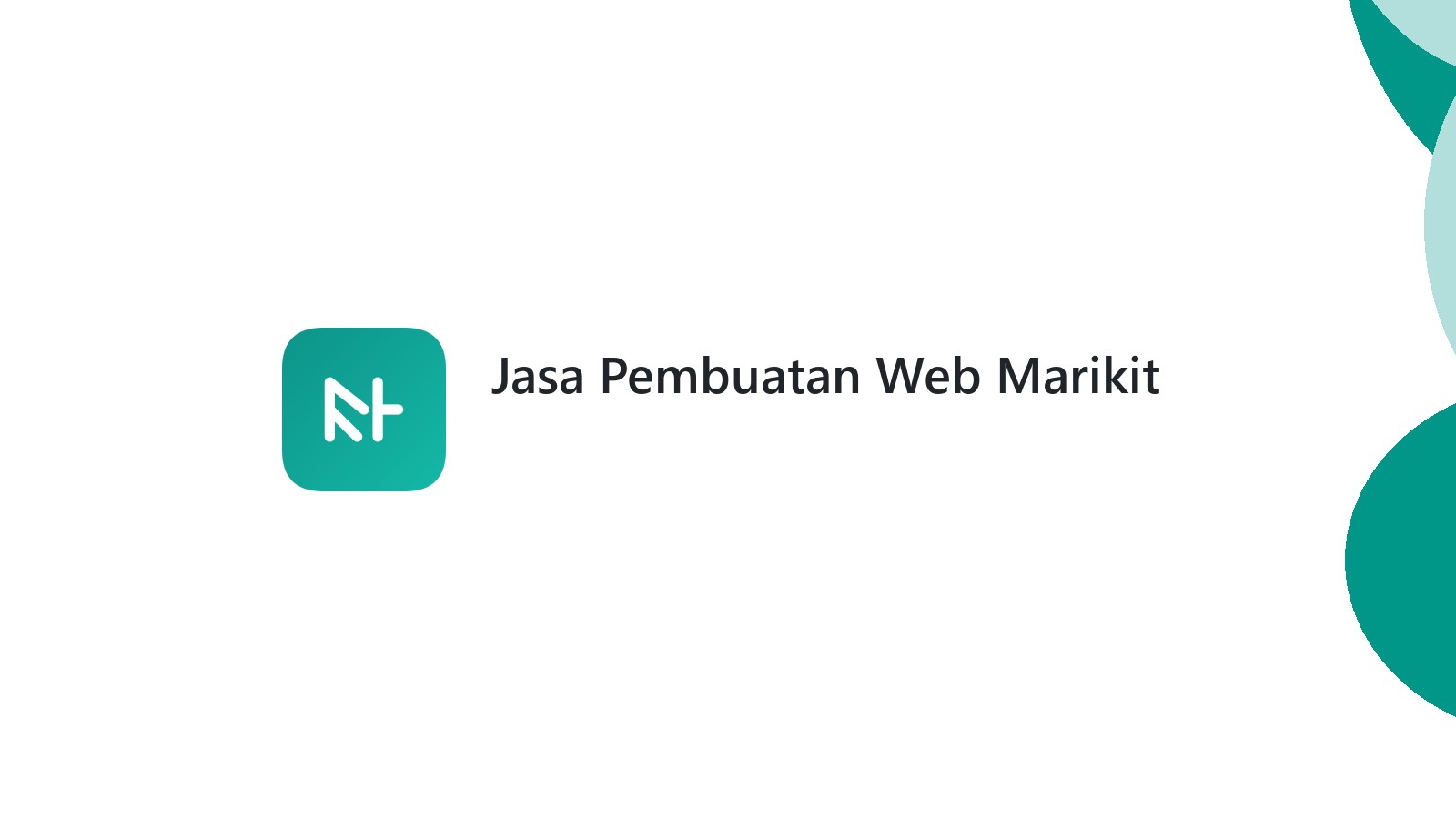 Jasa Pembuatan Web Marikit