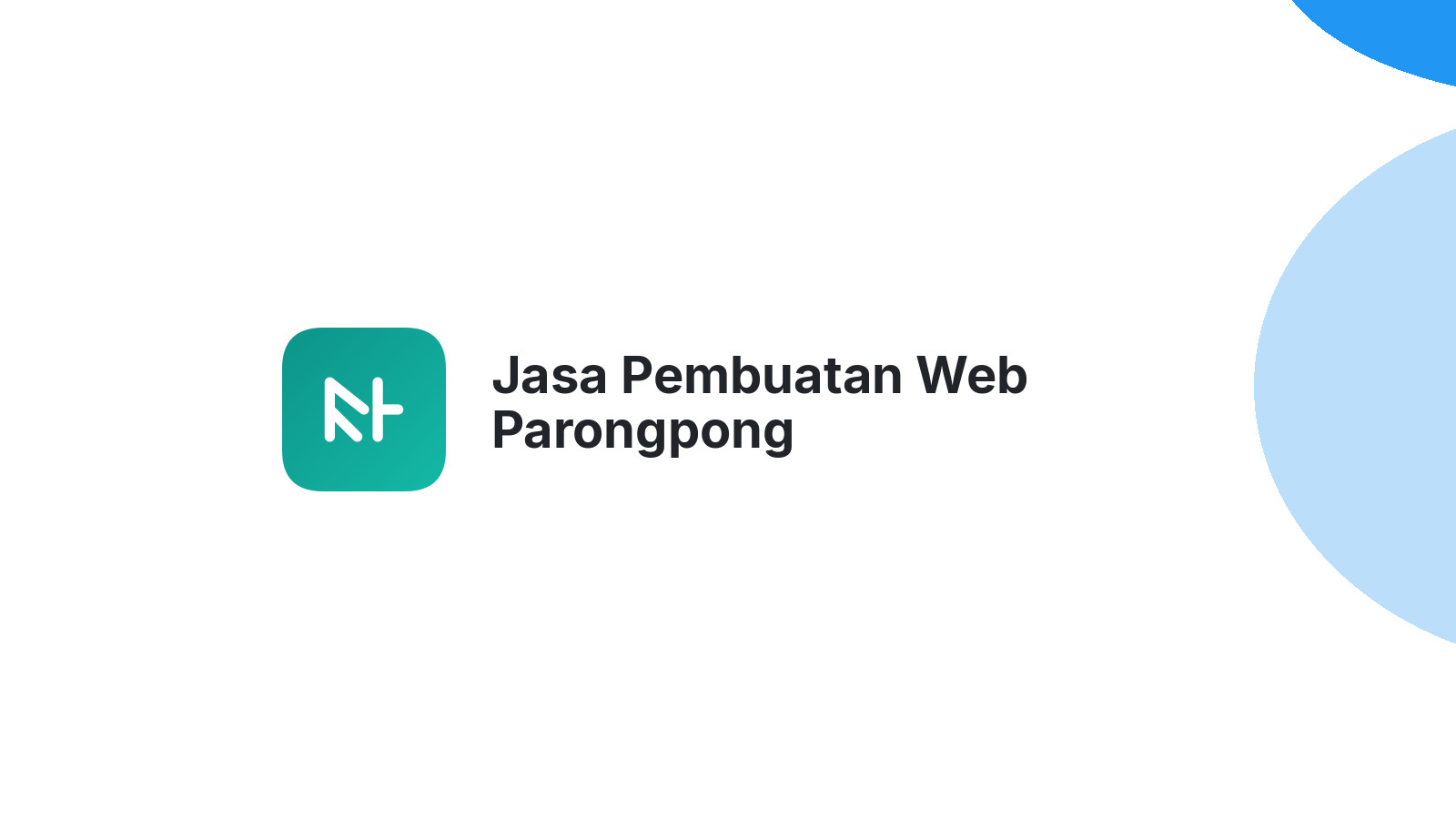 Jasa Pembuatan Web Parongpong