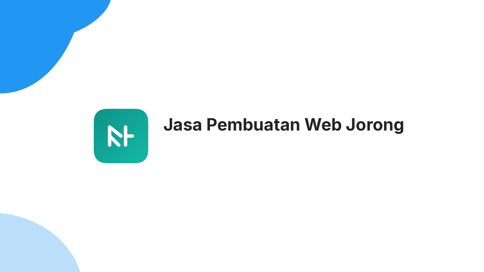 Jasa Pembuatan Web Jorong