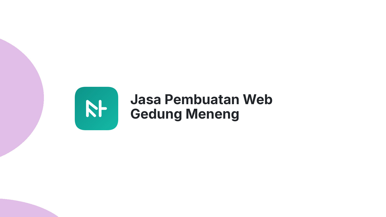 Jasa Pembuatan Web Gedung Meneng