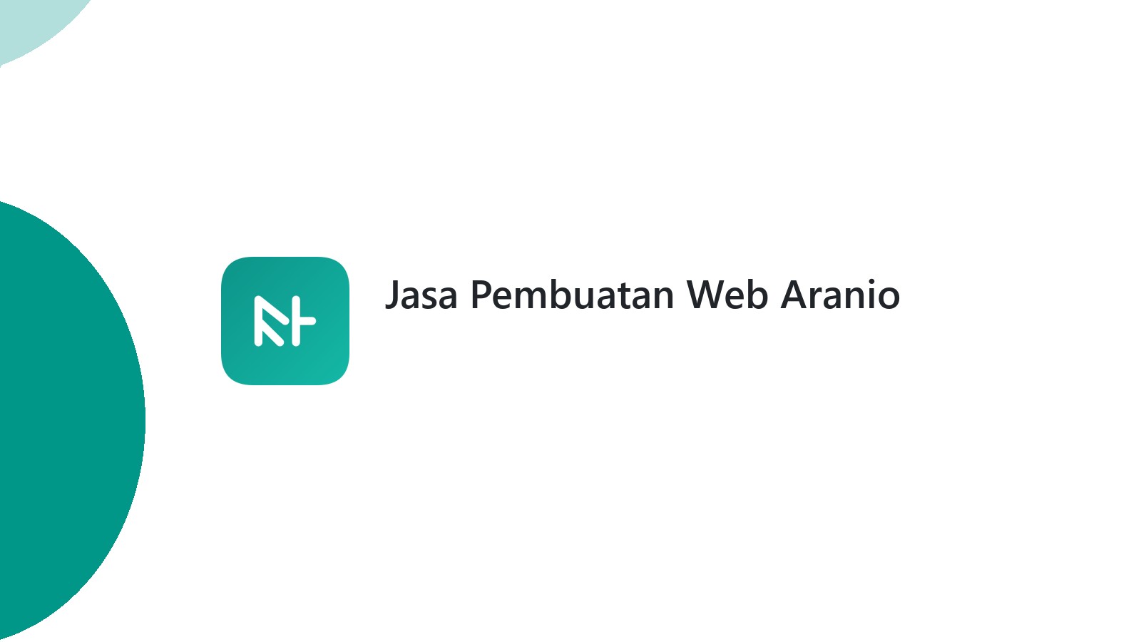 Jasa Pembuatan Web Aranio