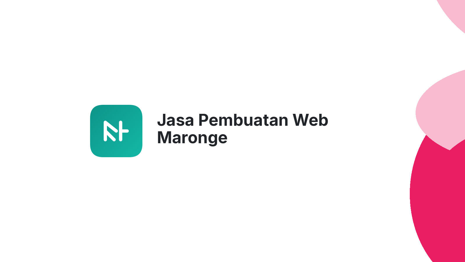 Jasa Pembuatan Web Maronge