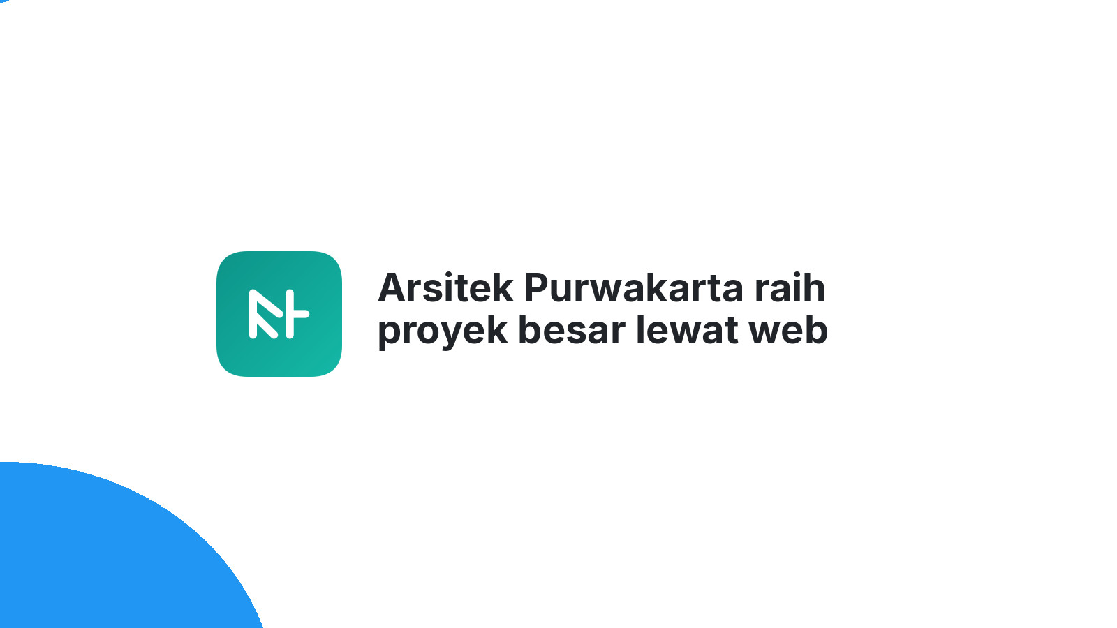Arsitek Purwakarta raih proyek besar lewat web
