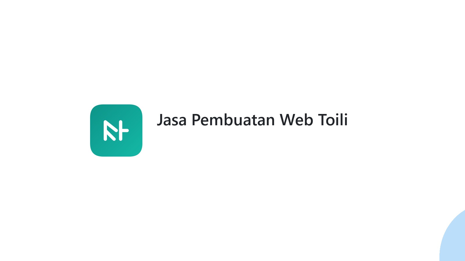 Jasa Pembuatan Web Toili