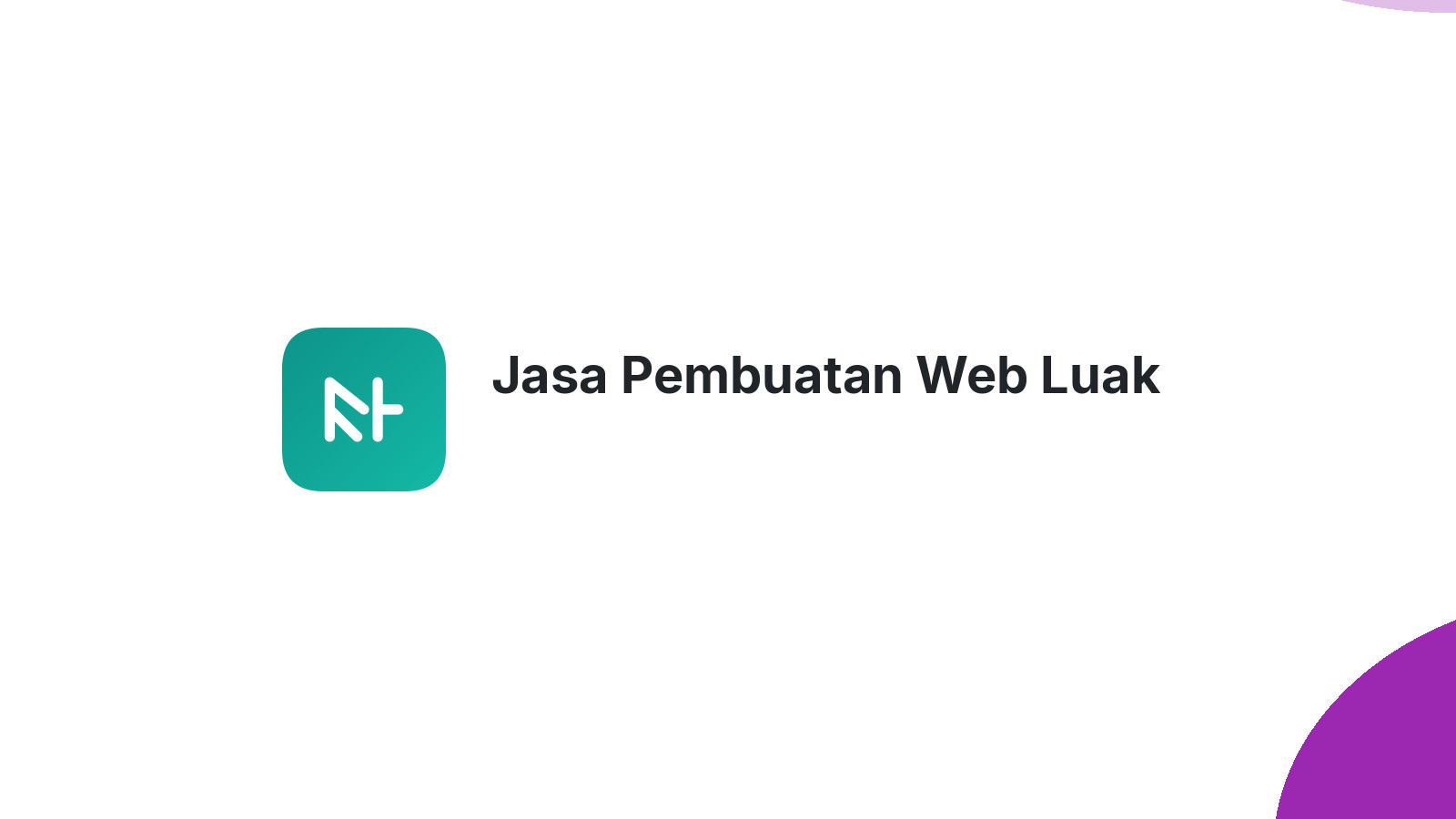 Jasa Pembuatan Web Luak