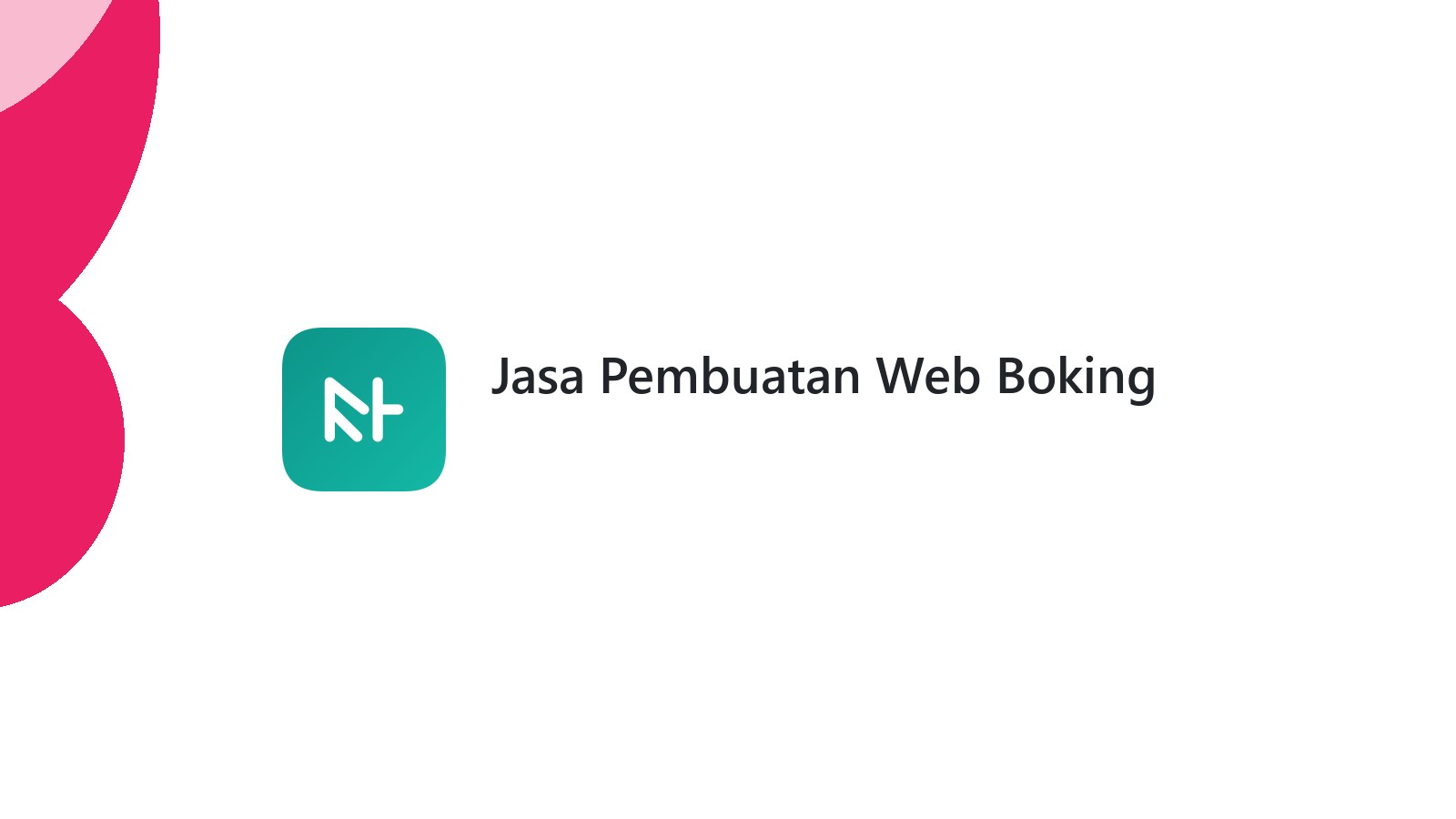 Jasa Pembuatan Web Boking