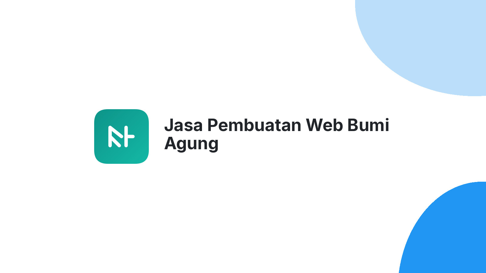 Jasa Pembuatan Web Bumi Agung