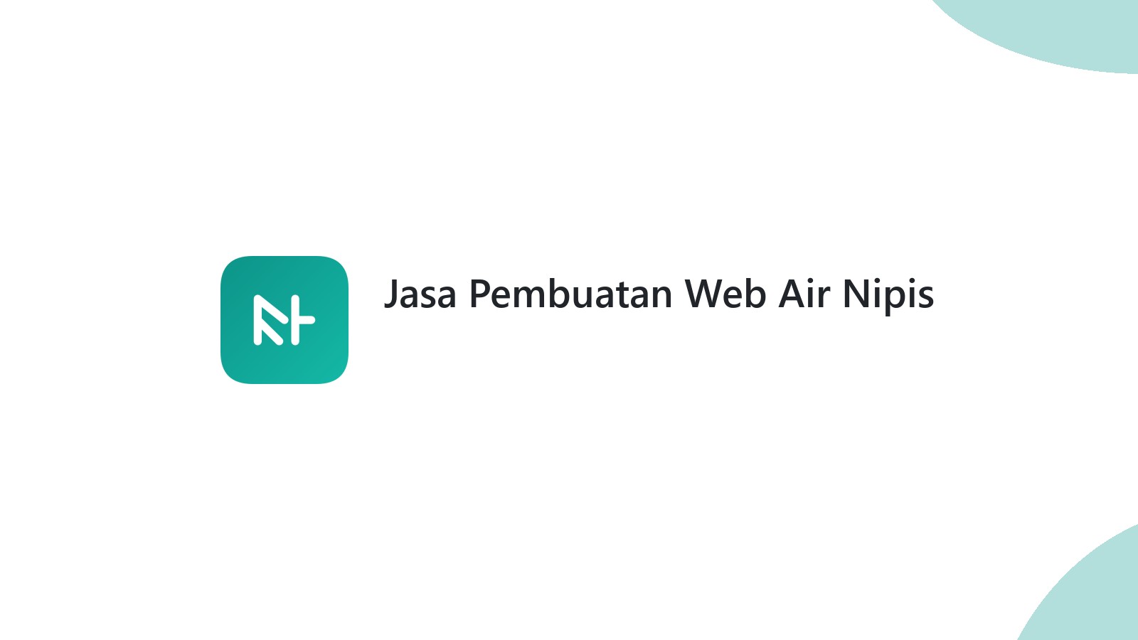 Jasa Pembuatan Web Air Nipis