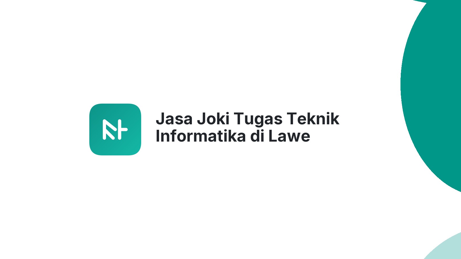 Jasa Joki Tugas Teknik Informatika di Lawe Sigala-Gala