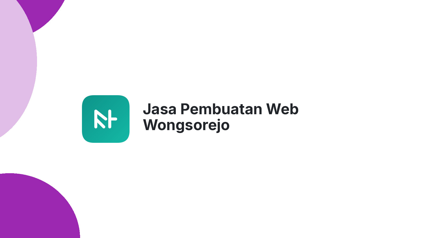 Jasa Pembuatan Web Wongsorejo
