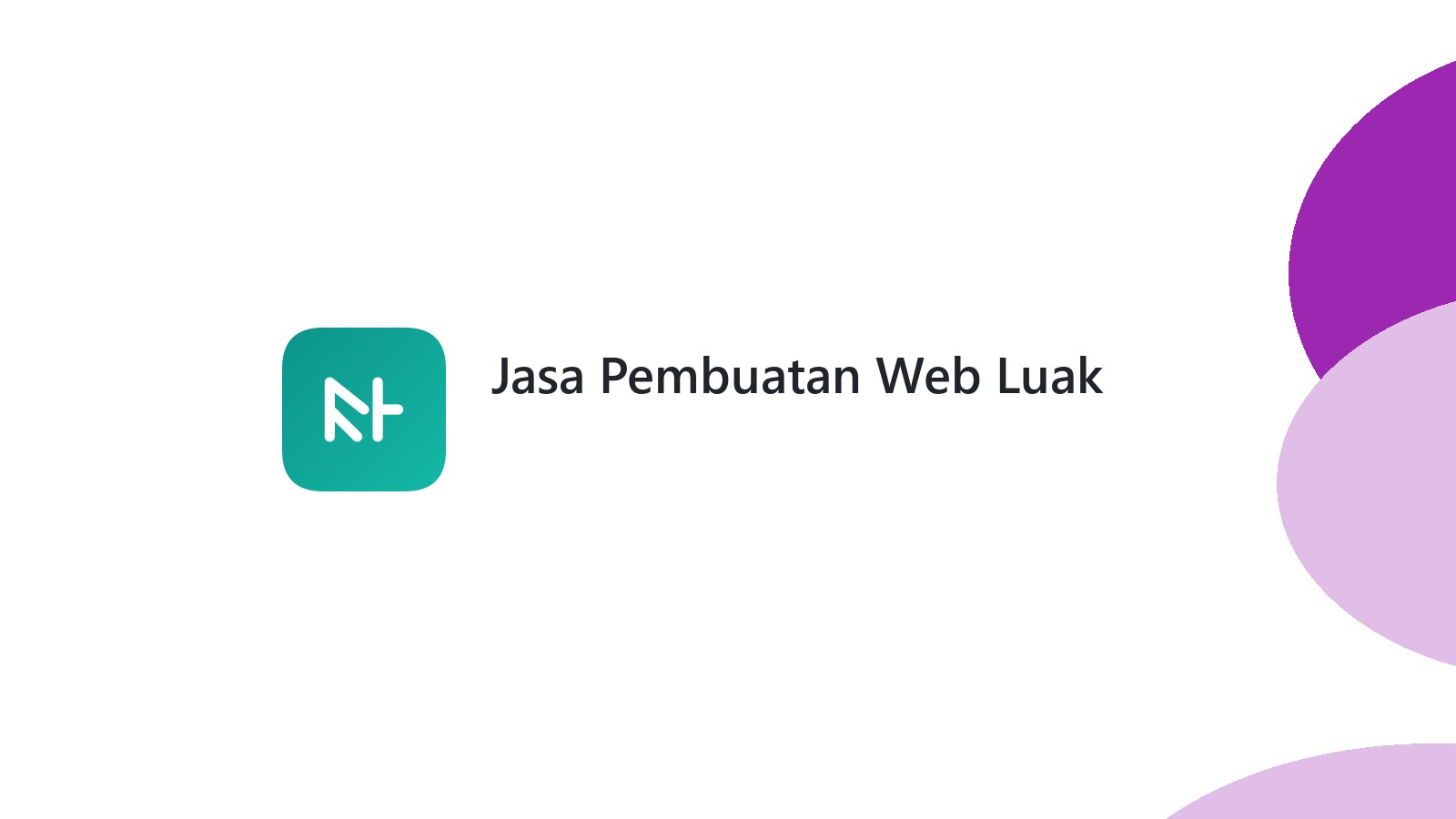 Jasa Pembuatan Web Luak