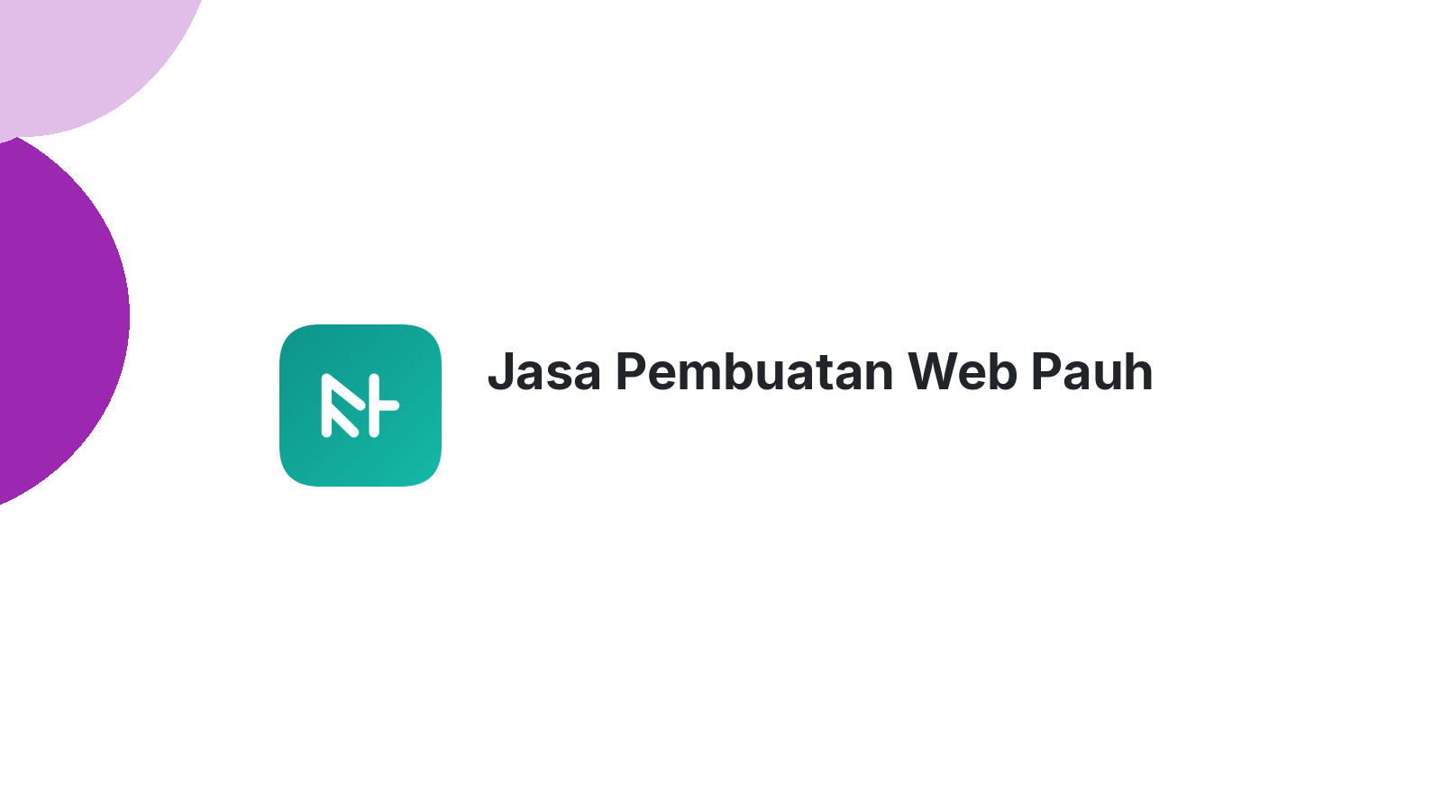 Jasa Pembuatan Web Pauh