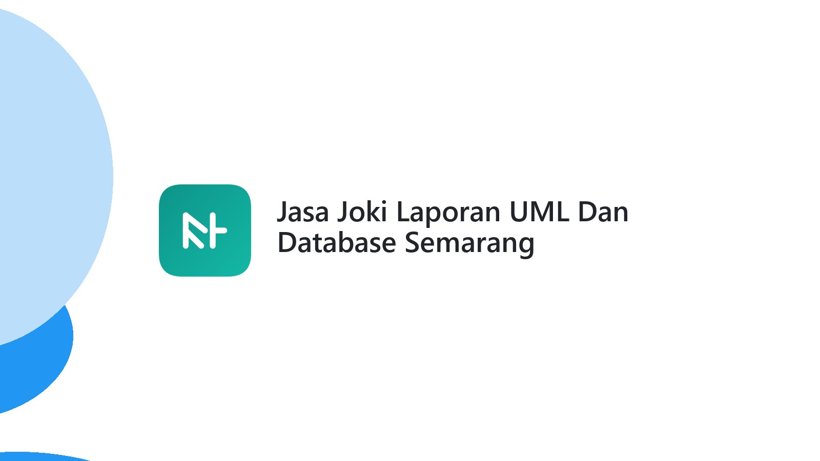 Jasa Joki Laporan UML Dan Database Semarang
