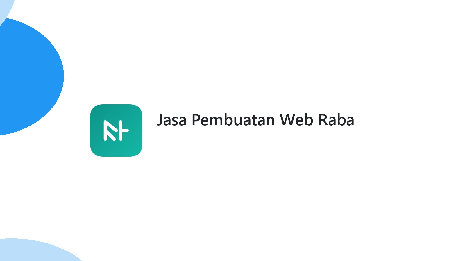 Jasa Pembuatan Web Raba