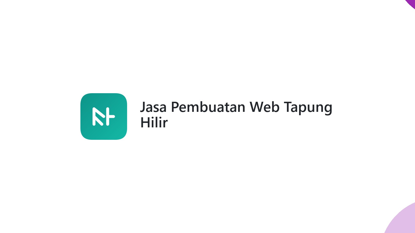 Jasa Pembuatan Web Tapung Hilir