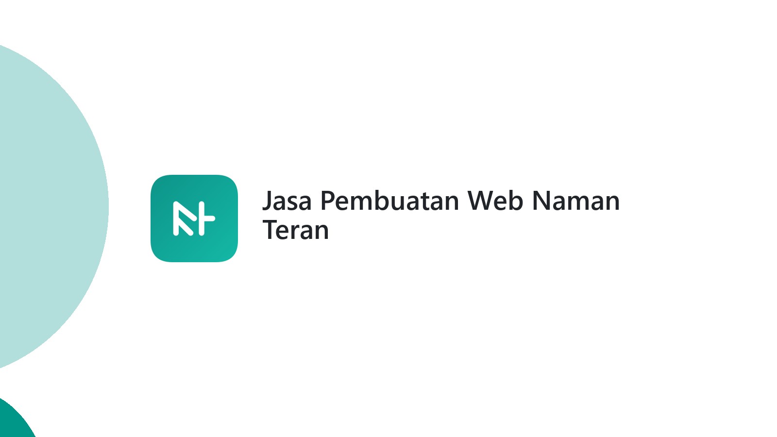 Jasa Pembuatan Web Naman Teran