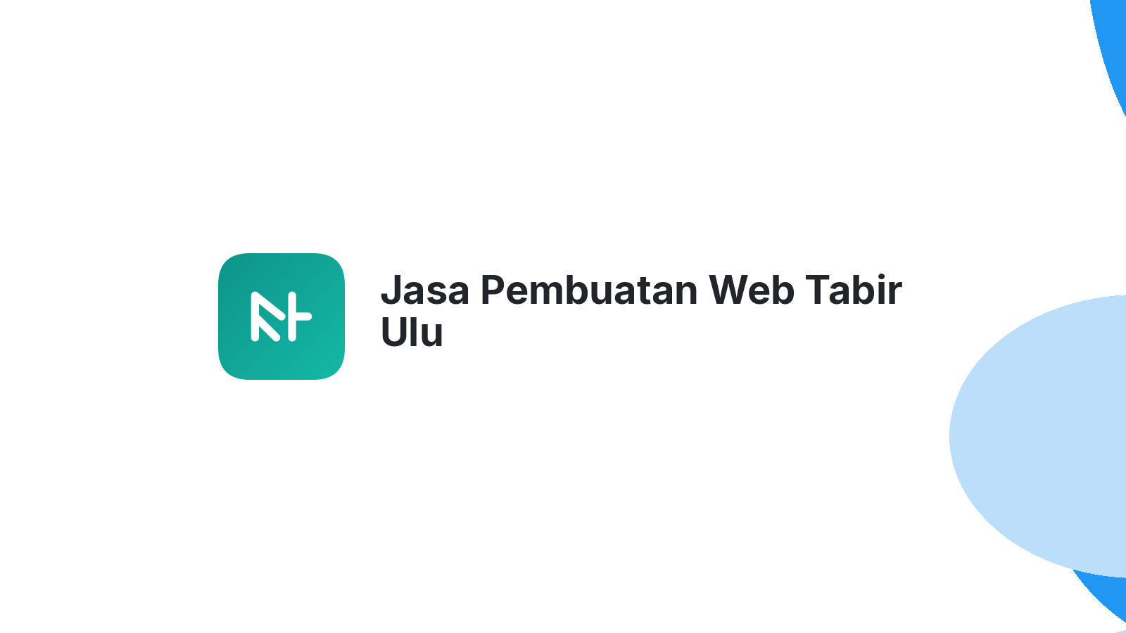 Jasa Pembuatan Web Tabir Ulu