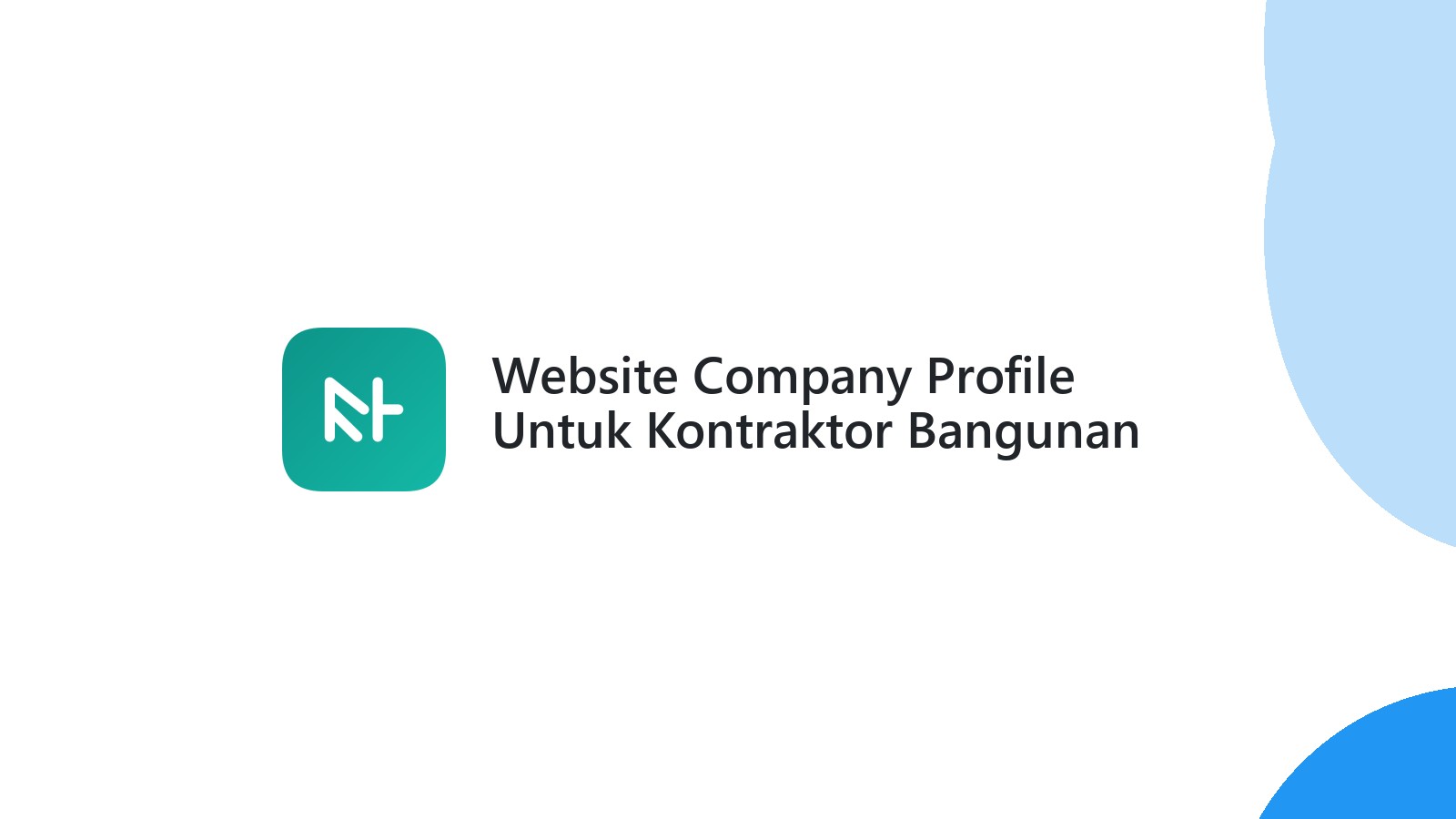 Website Company Profile Untuk Kontraktor Bangunan