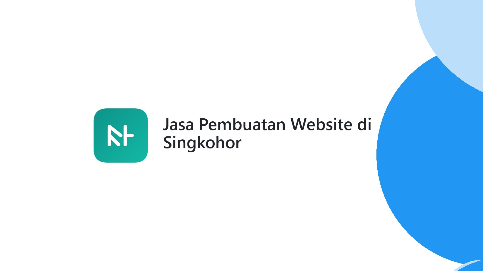 Jasa Pembuatan Website di Singkohor