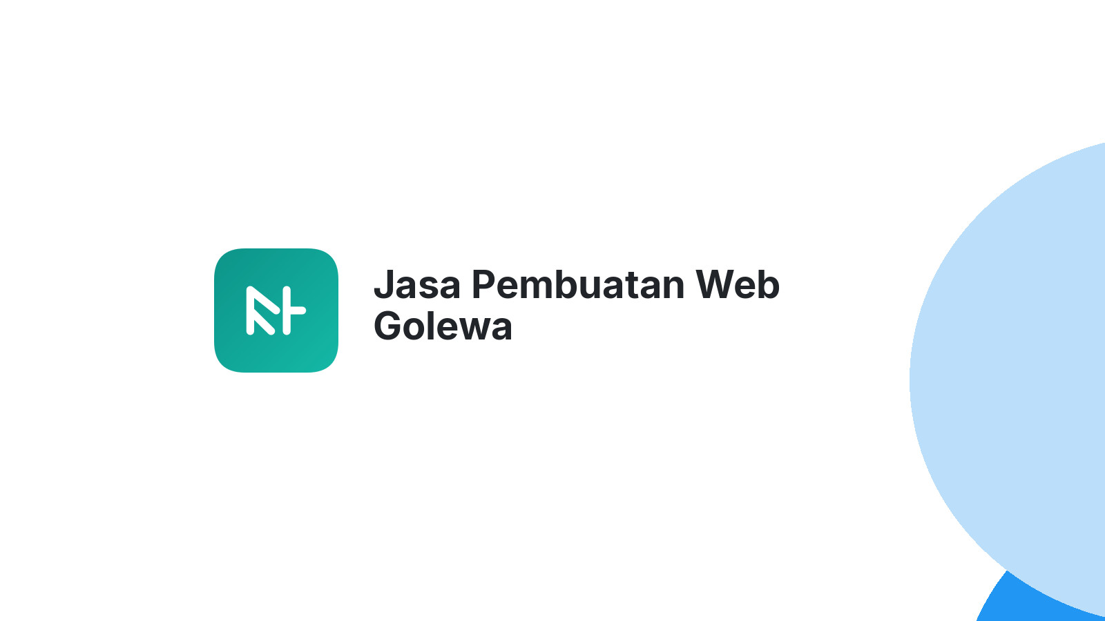 Jasa Pembuatan Web Golewa
