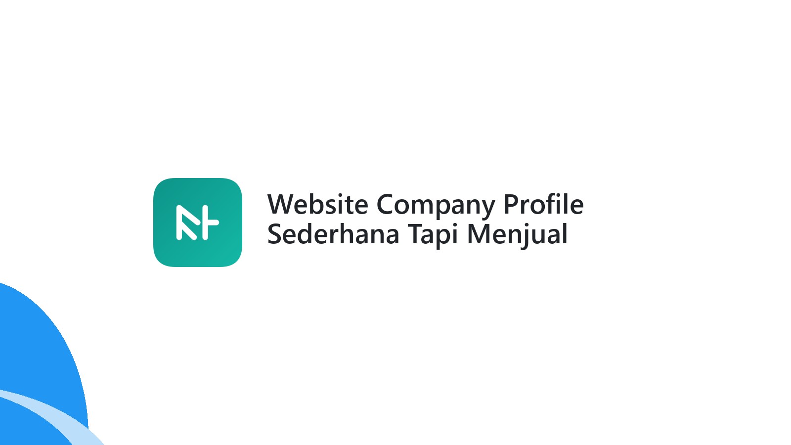 Website Company Profile Sederhana Tapi Menjual