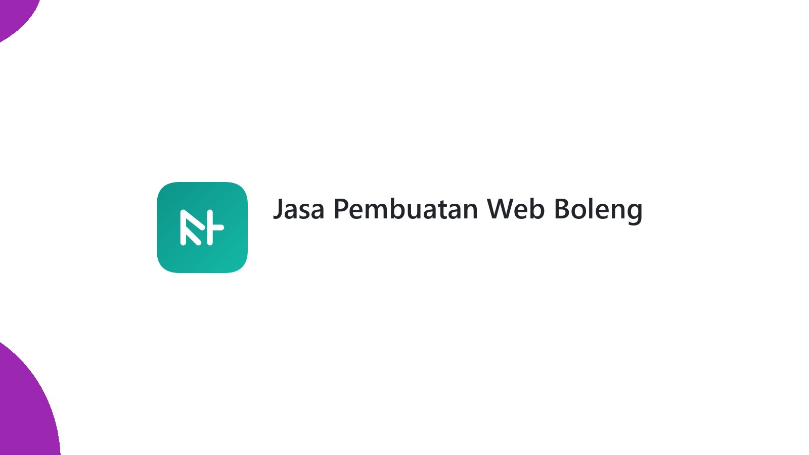 Jasa Pembuatan Web Boleng