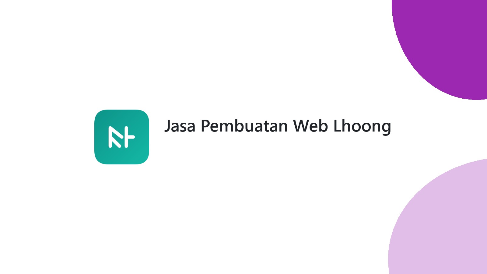 Jasa Pembuatan Web Lhoong