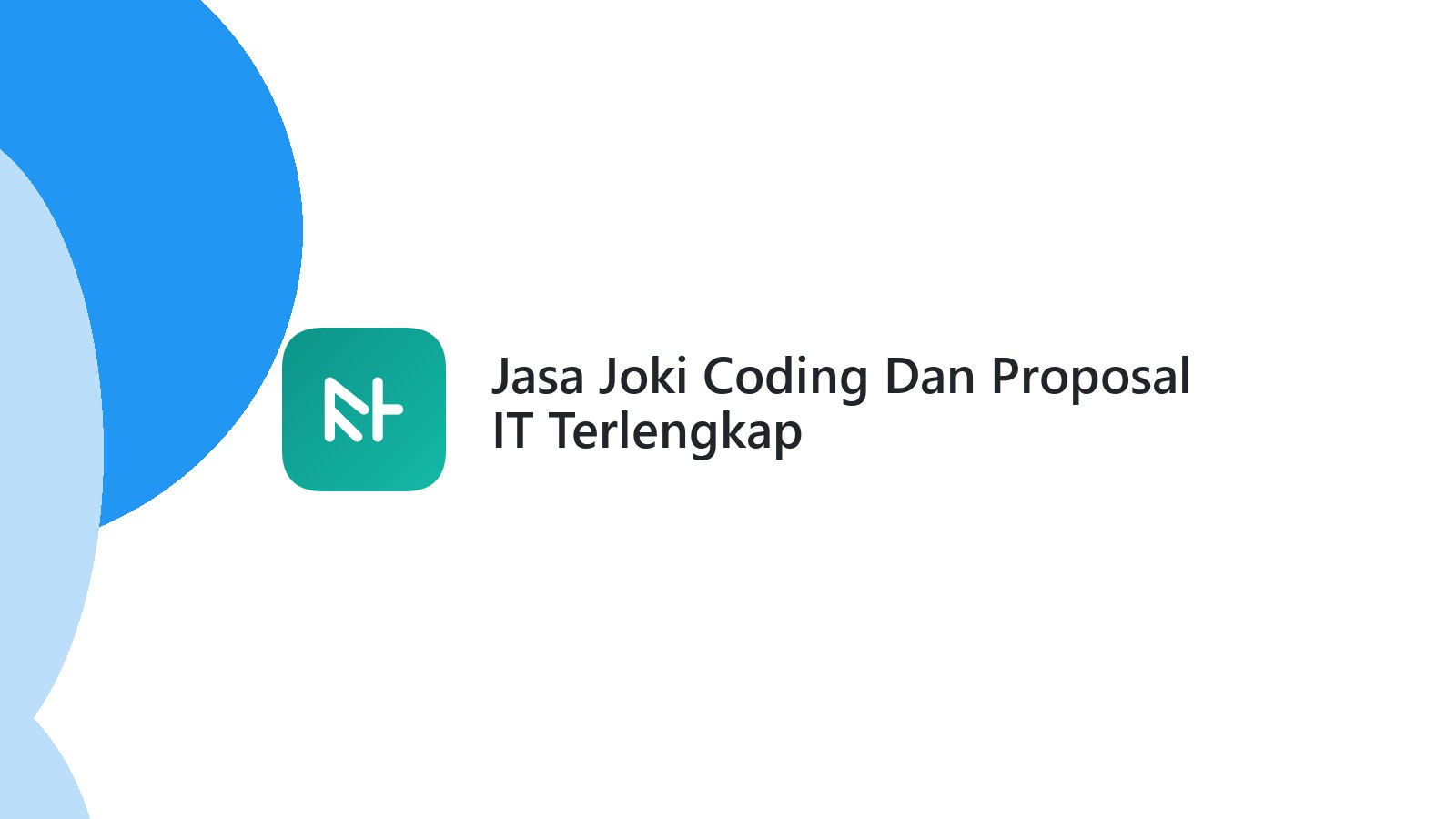 Jasa Joki Coding Dan Proposal IT Terlengkap