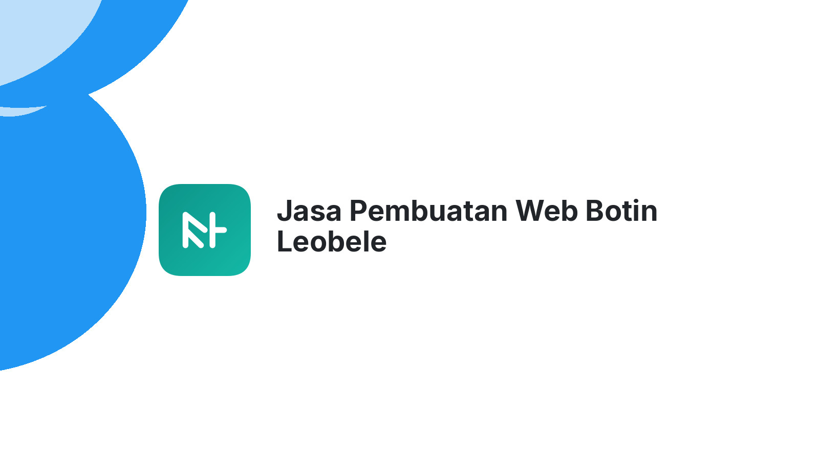 Jasa Pembuatan Web Botin Leobele
