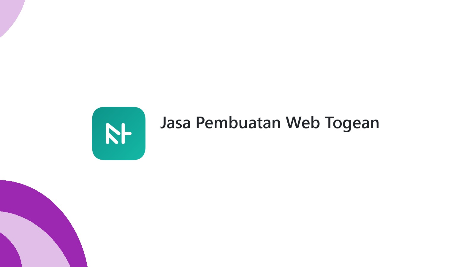 Jasa Pembuatan Web Togean