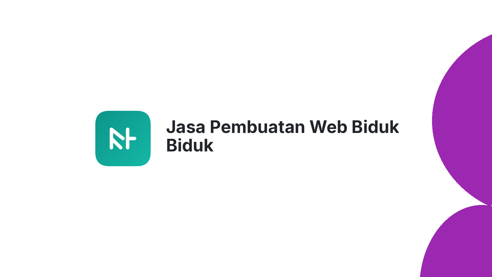 Jasa Pembuatan Web Biduk Biduk