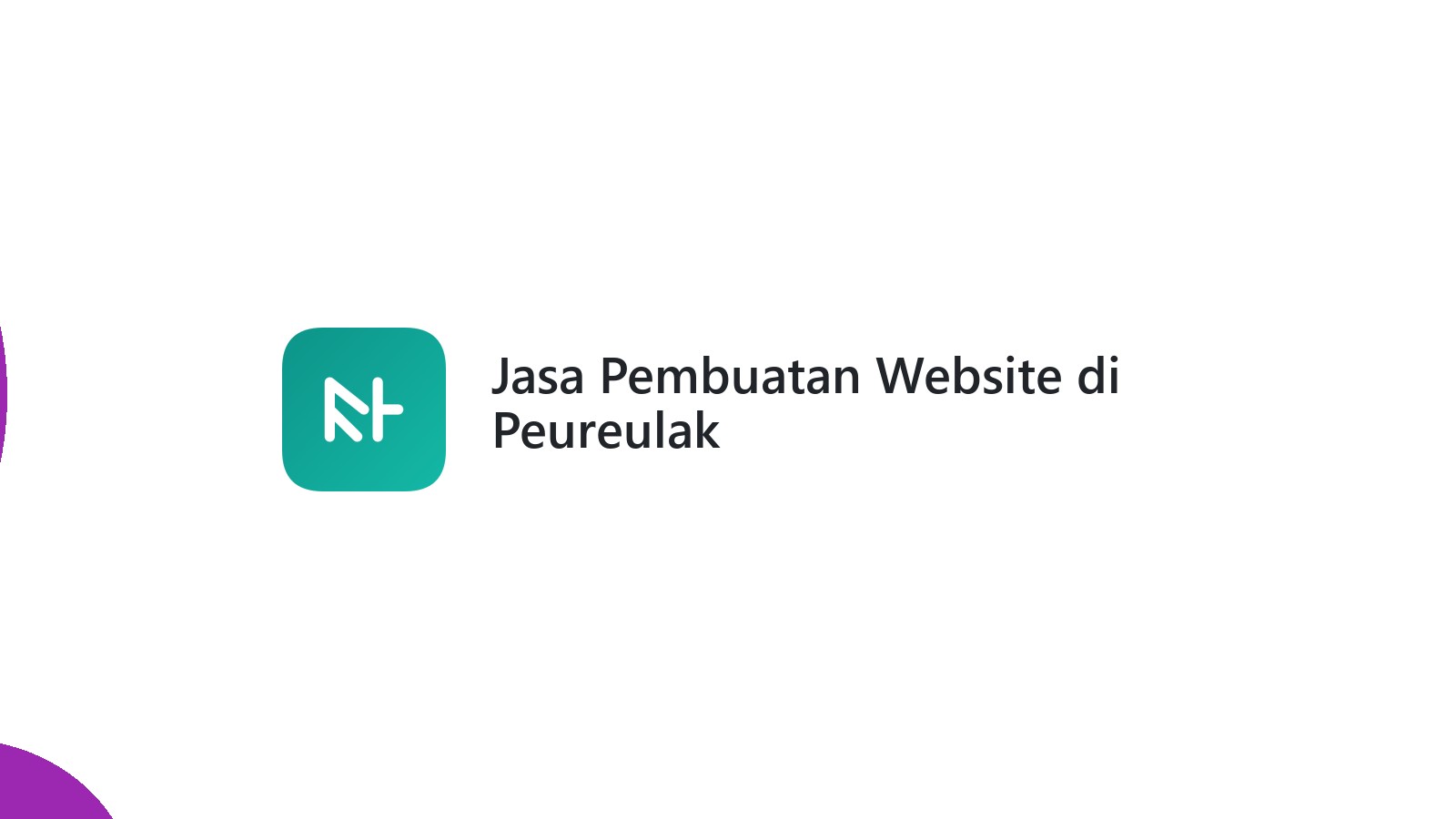 Jasa Pembuatan Website di Peureulak