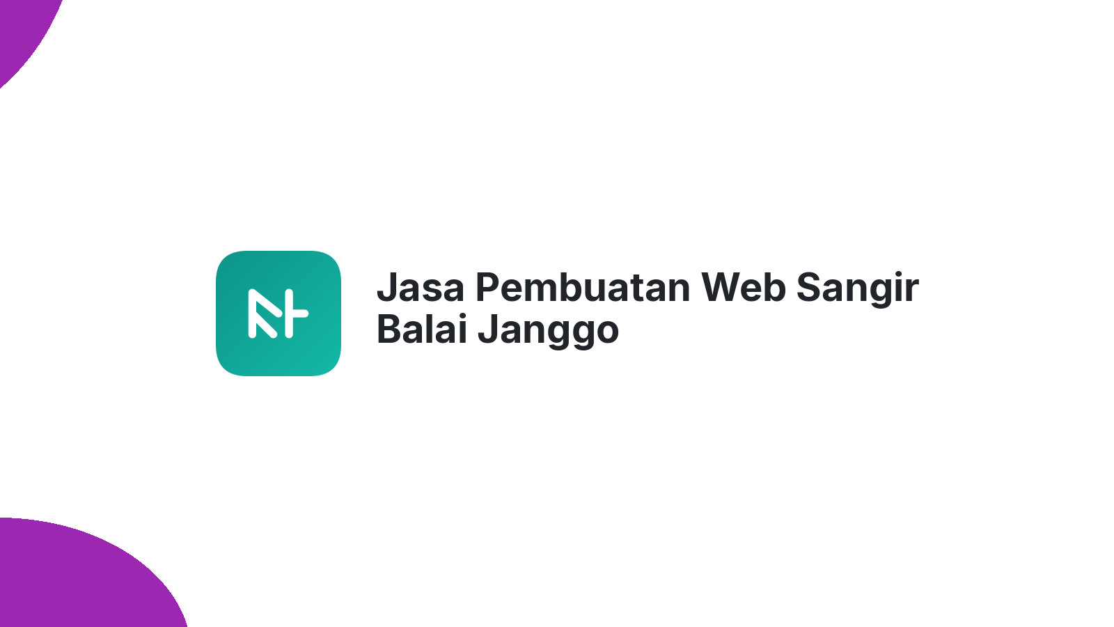 Jasa Pembuatan Web Sangir Balai Janggo