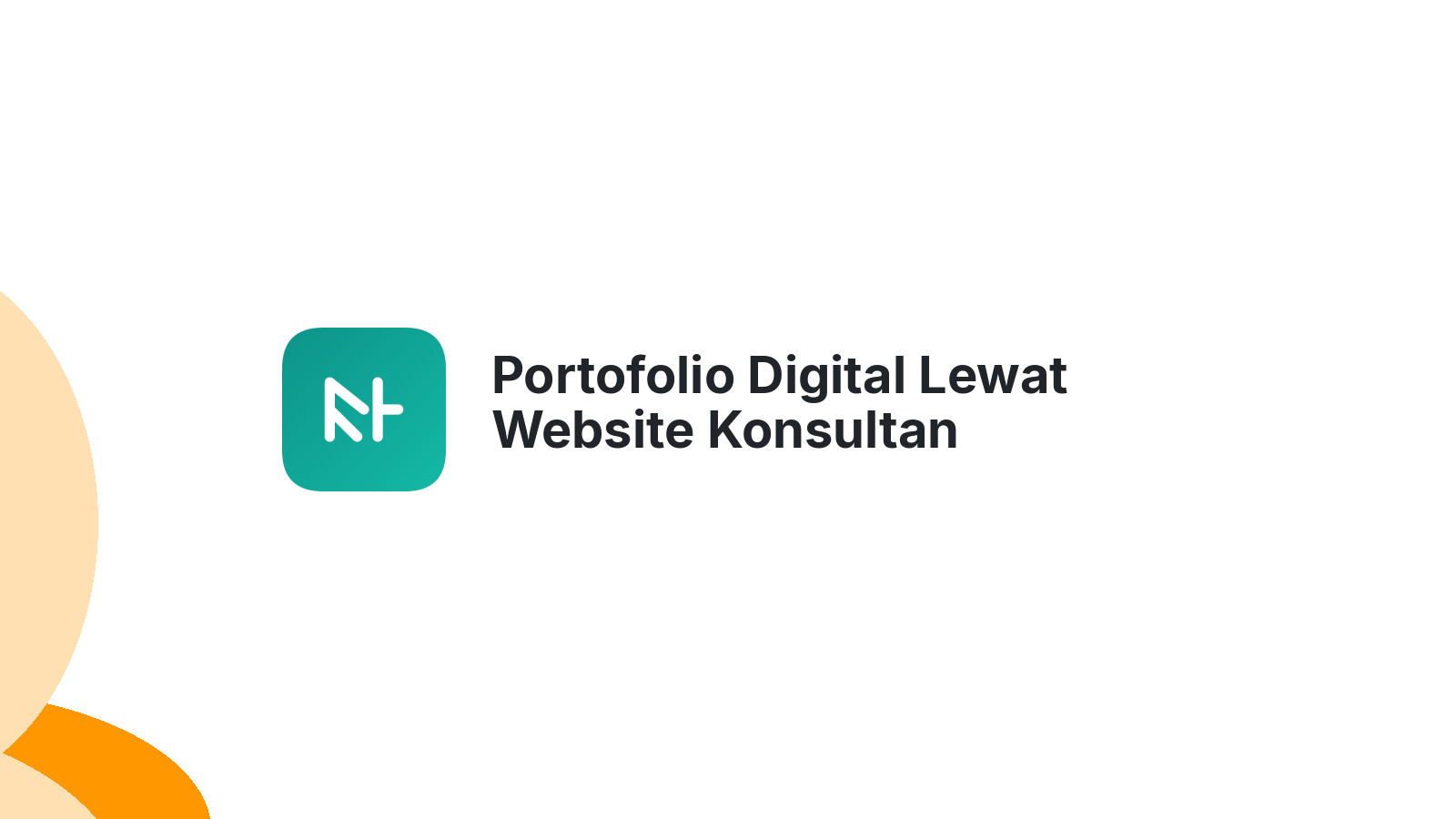 Portofolio Digital Lewat Website Konsultan