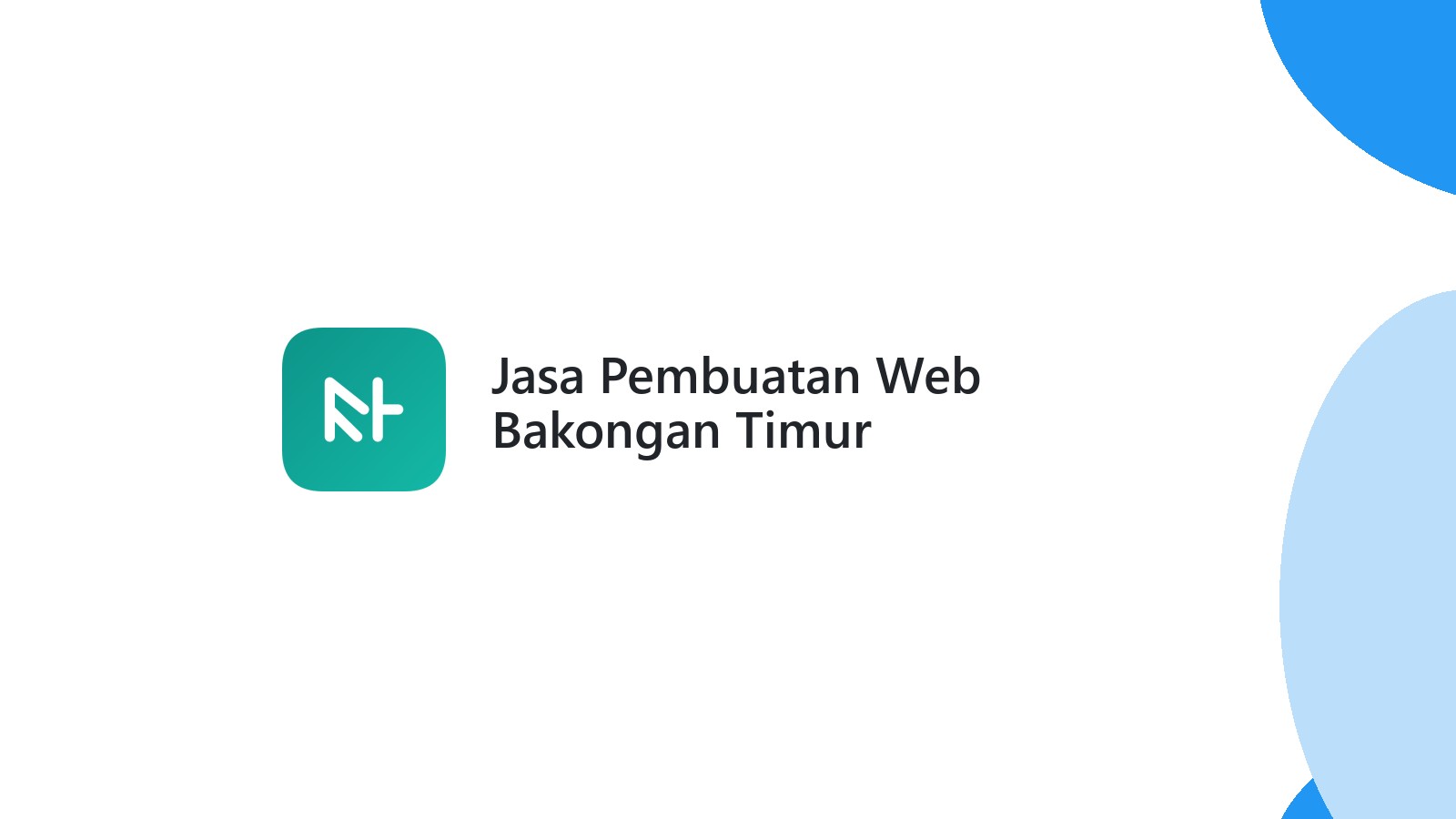 Jasa Pembuatan Web Bakongan Timur