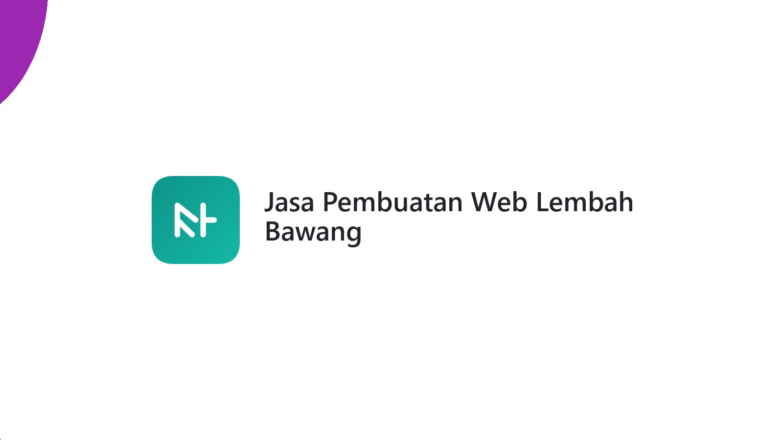 Jasa Pembuatan Web Lembah Bawang