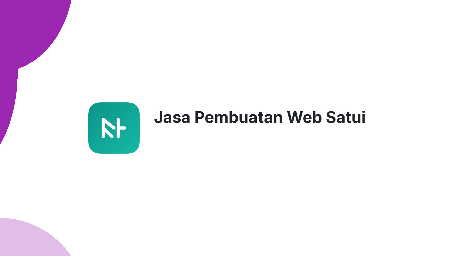 Jasa Pembuatan Web Satui