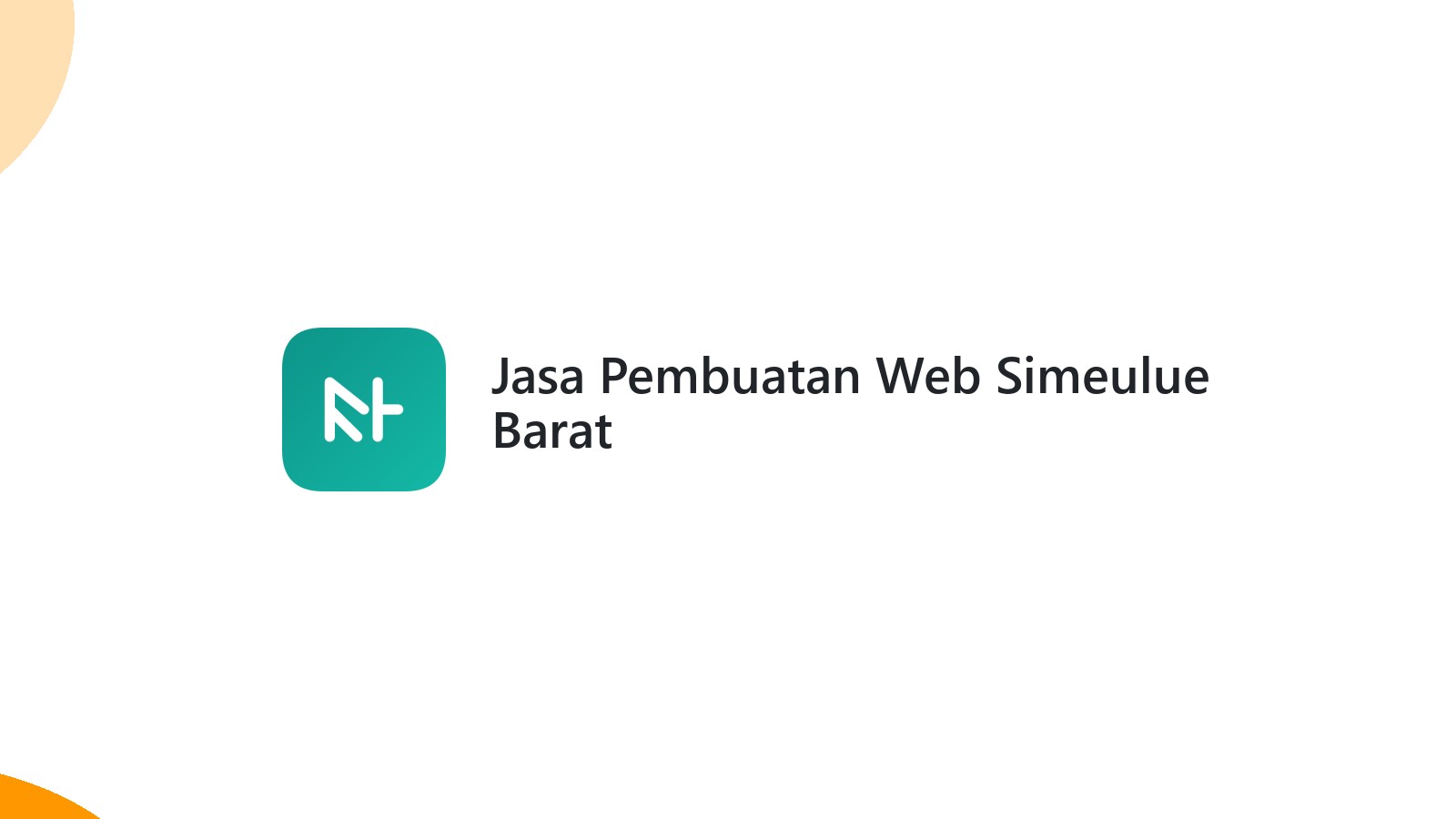 Jasa Pembuatan Web Simeulue Barat