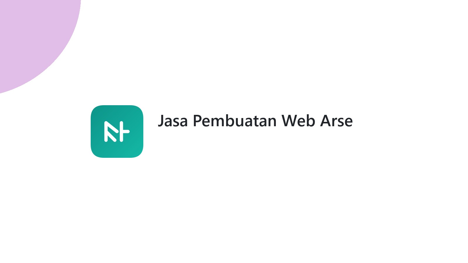 Jasa Pembuatan Web Arse