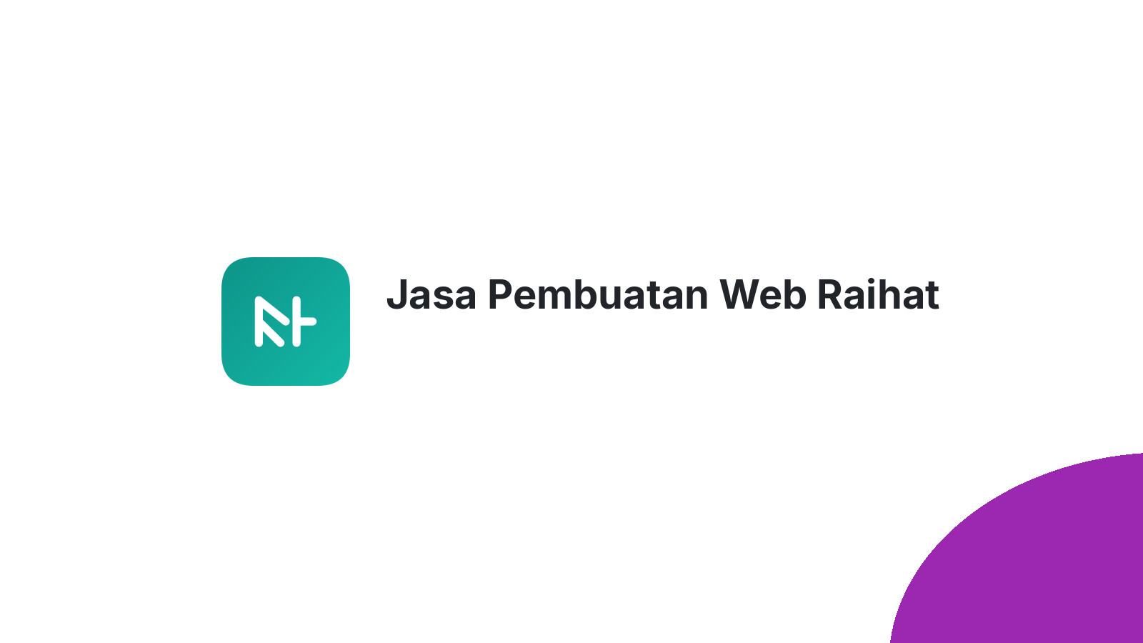 Jasa Pembuatan Web Raihat