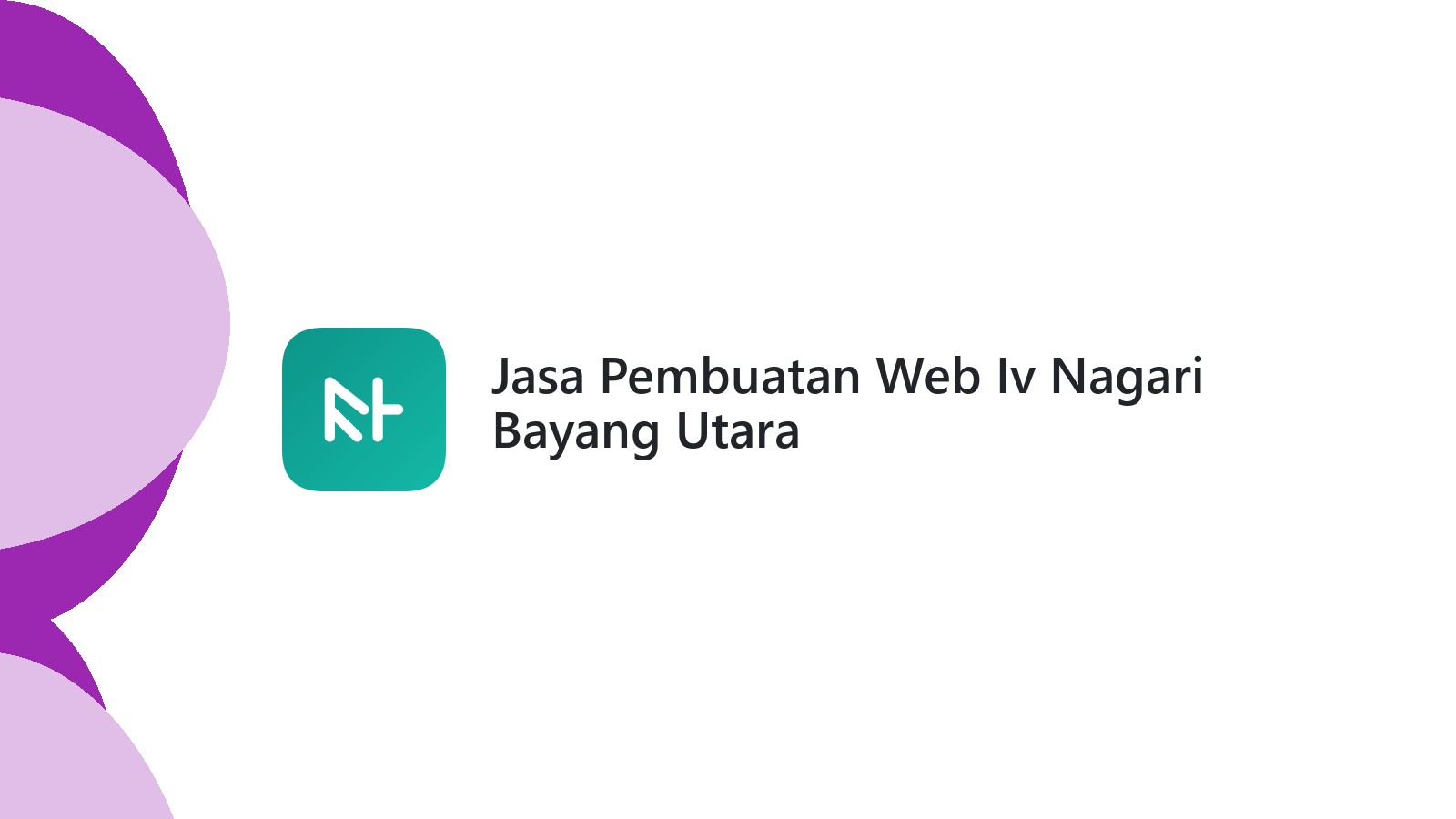 Jasa Pembuatan Web Iv Nagari Bayang Utara