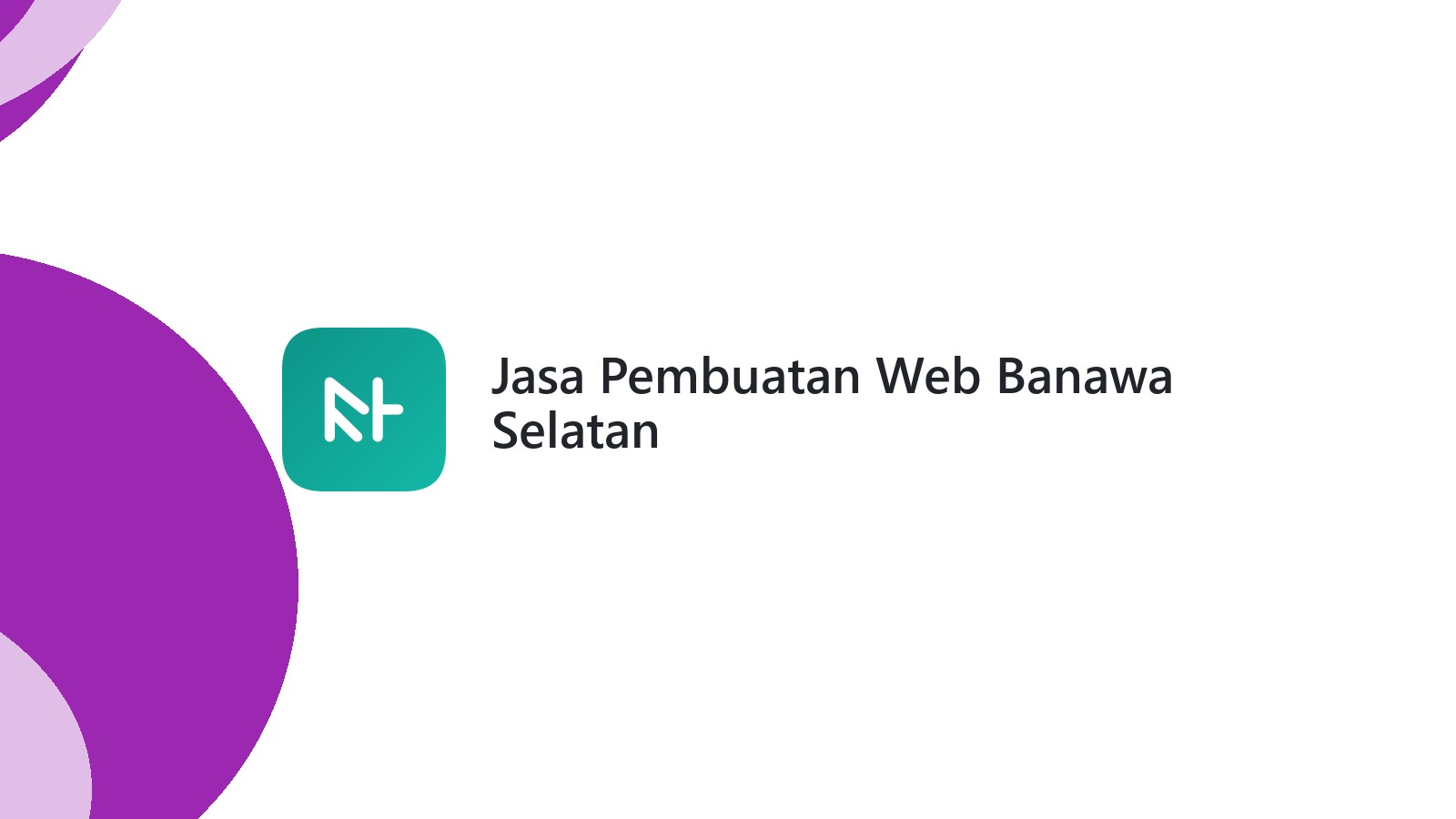 Jasa Pembuatan Web Banawa Selatan