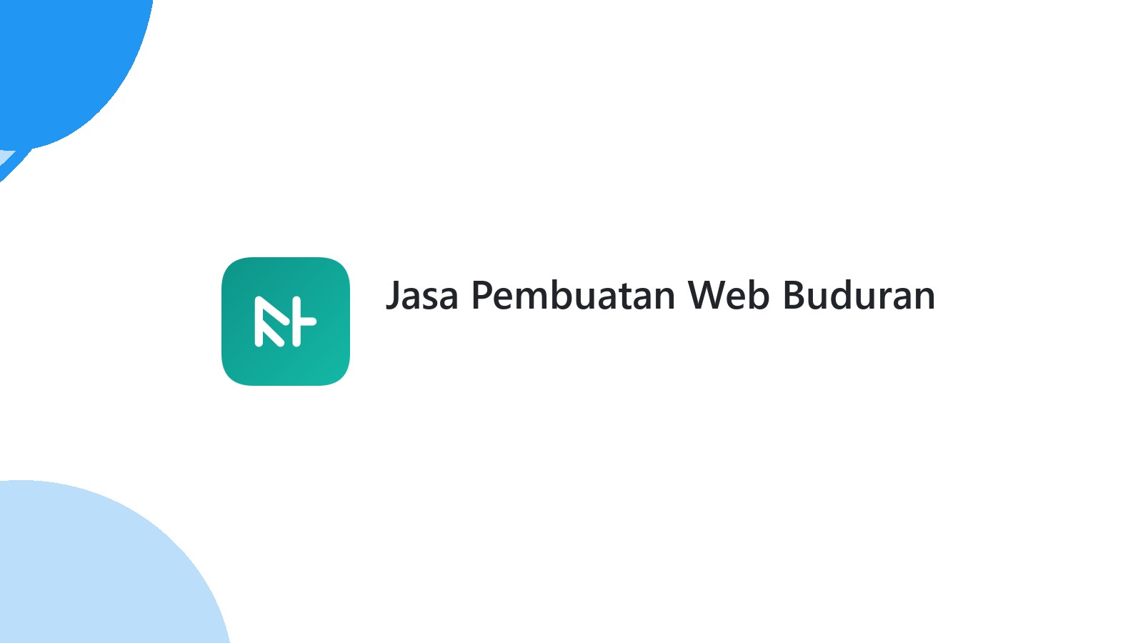 Jasa Pembuatan Web Buduran
